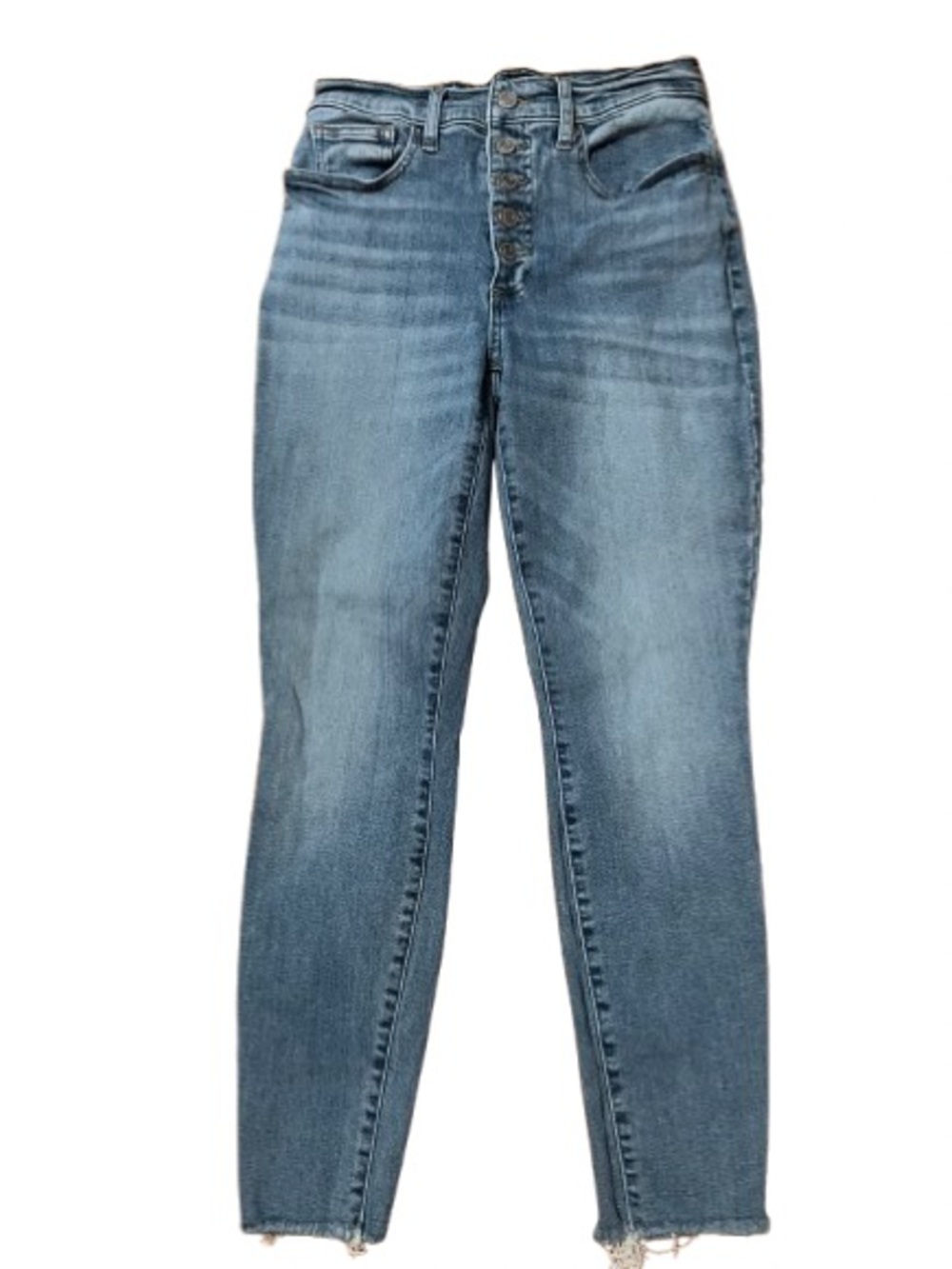 Lucky Brand High Rise Skinny Bridgette Ankle Button Fly Denim Jeans Size 27